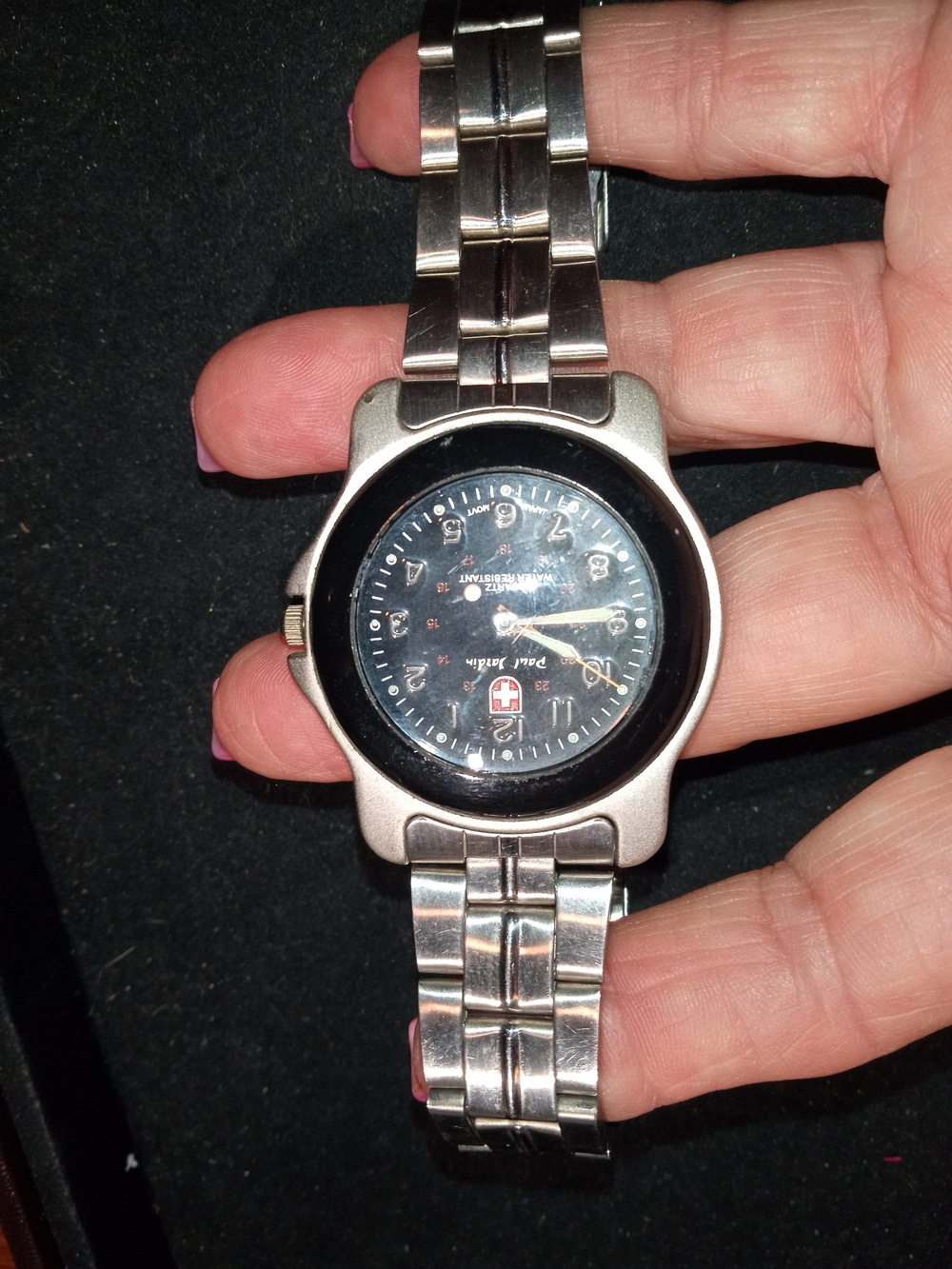 Paul Jardin Swiss-Inspired Stainless Steel - Black Dial